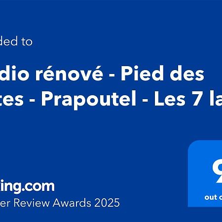Studio Renove - Pied Des Pistes - Prapoutel - Les 7 Laux Les Adrets Luaran gambar